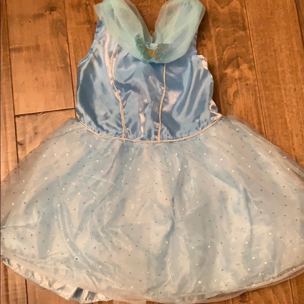 Little girls blue dress up princess dress